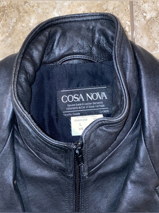 Vintage Cosa Nova Men’s Leather Jacket - Picture 3 of 14